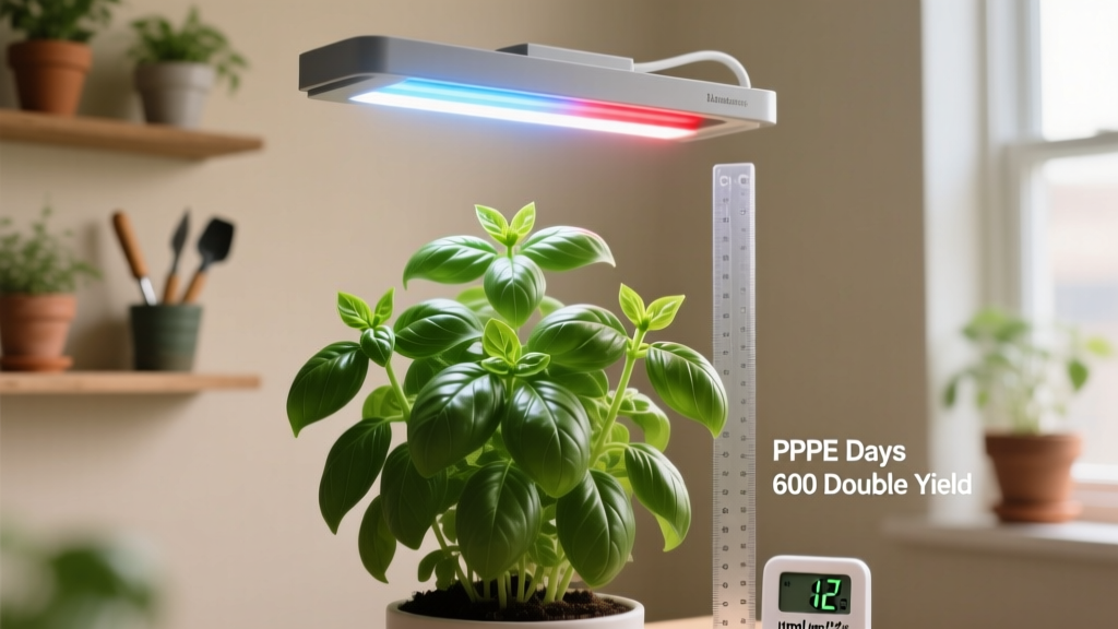 Fast Growing What Grow Light Setting Is Best for Indoor Plants? The Truth: It’s Not Brightness Alone — Here’s the Exact PPFD, Spectrum, and Timing Formula That Doubled My Basil Yield in 12 Days (No Guesswork, No Burned Leaves)