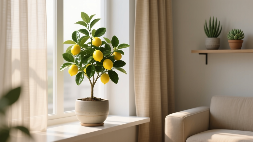 Small How to Grow Lemon Plant Indoors: The 7-Step System That Actually Produces Fruit (No Greenhouse, No South-Facing Window Required)