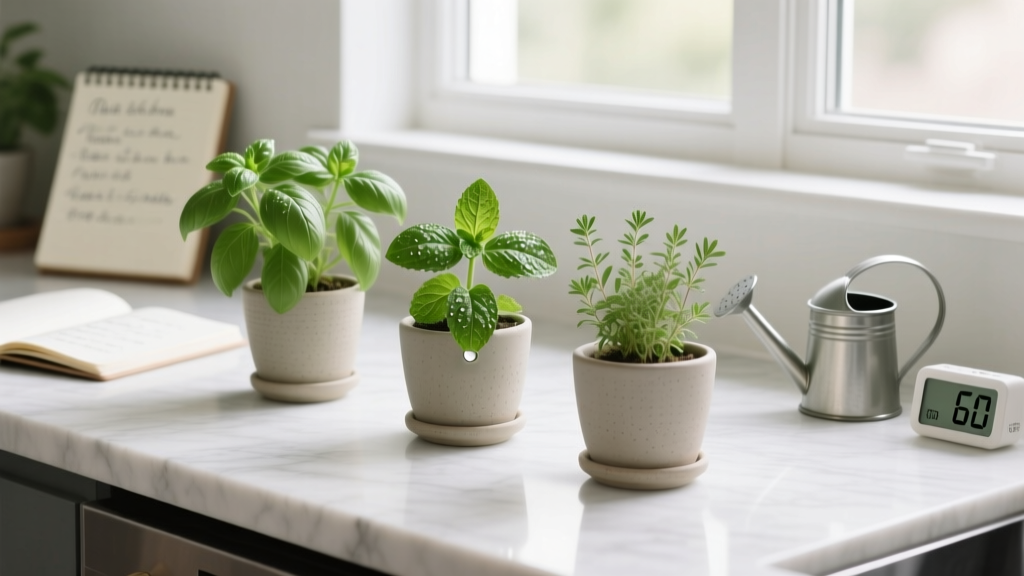 How Often Should You Water Indoor Herb Plants Watering Schedule? (Spoiler: It’s NOT Every 2 Days — Here’s the Exact Science-Backed Method That Prevents Root Rot, Saves Your Basil & Mint, and Takes Under 60 Seconds Per Week)