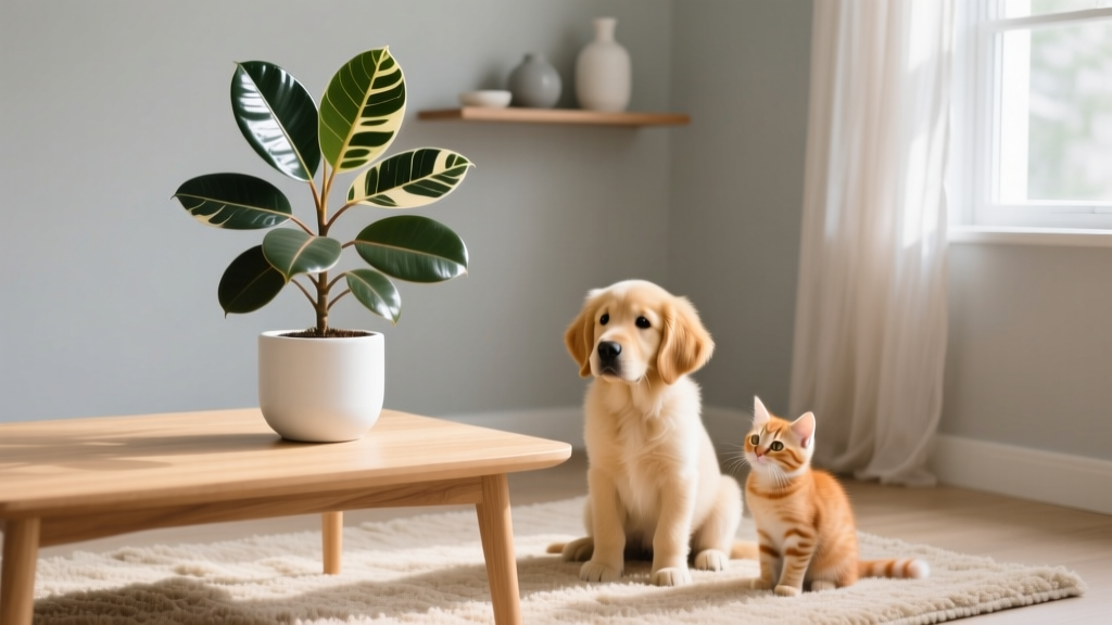 Pet Friendly How to Propagate a Baby Rubber Plant: The Only 4-Step Method That Keeps Your Pups & Kittens Safe (No Toxicity Risks, No Root Rot, No Guesswork)