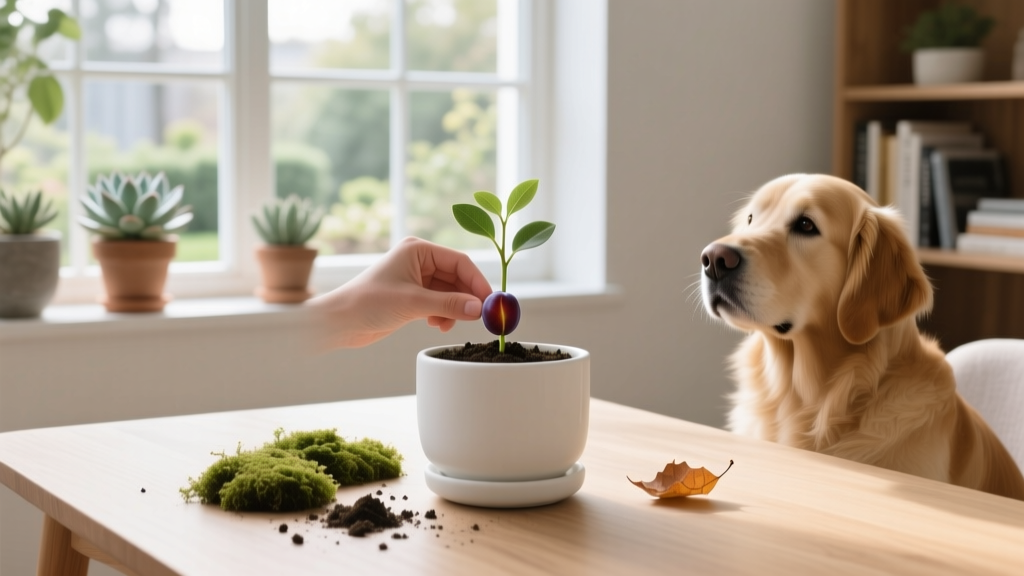 Pet Friendly How to Plant a Plum Seed Indoors: A Step-by-Step Guide That Keeps Your Dog Safe, Avoids Toxic Pit Mistakes, and Actually Grows a Tree (No Greenhouse Needed!)