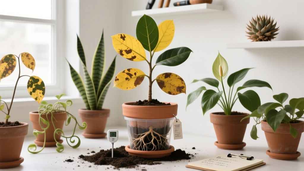 How Often Do You Water Indoor Potted Plants With Yellow Leaves? The Truth Is It’s Not About Frequency—It’s About Root Health, Soil Moisture Signals, and Species-Specific Triggers (Here’s Exactly What to Check First)