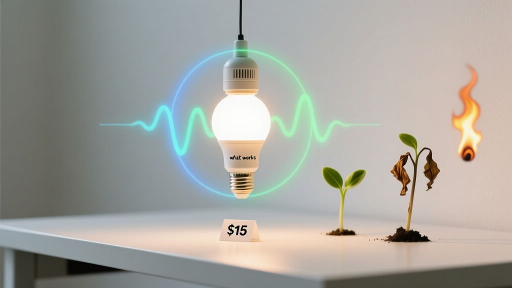 Can You Use 5K LED for Growing Plants Indoors Under $20? The Truth About Budget Lighting — What Actually Works, What Burns Out in 3 Weeks, and Which $15 Bulbs Pass the PAR Test (Spoiler: Most Don’t)