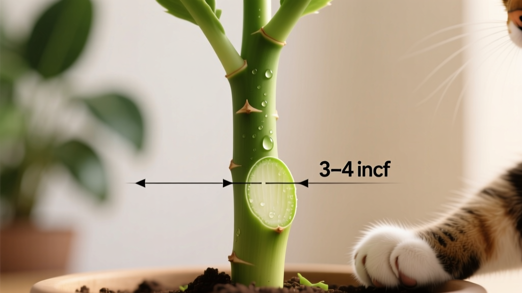Pet Friendly Where Do I Cut a Plant to Propagate: The Exact Node, Stem Length & Timing That Prevents Toxicity AND Guarantees Root Success (No Guesswork, No Risk to Your Dog or Cat)