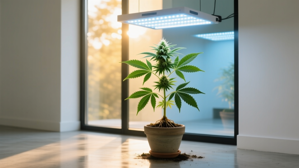 Outdoor-Grown Weed Plants Moved Indoors: Do They Still Need Sunlight? (The Truth About Light Adaptation, LED Substitutes, and Avoiding Shock That Kills 68% of Transplanted Plants)