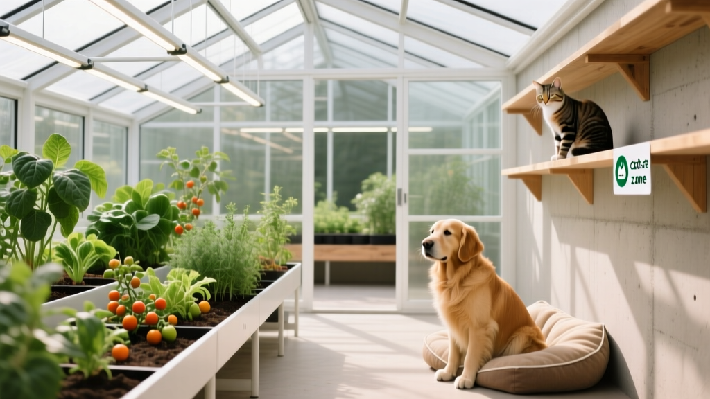 Pet Friendly How to Grow Plants in an Indoor Greenhouse: 7 Non-Toxic, Low-Risk Steps That Keep Your Dog Off the Lettuce & Your Cat Out of the Compost Bin (Without Sacrificing Yield or Light)
