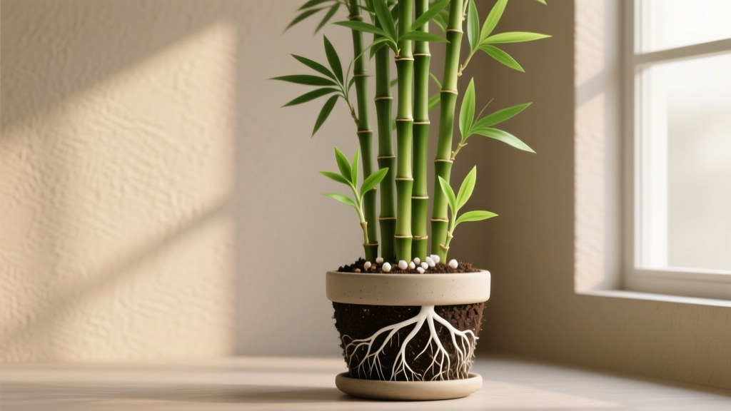 How to Prune an Indoor Bamboo Plant Soil Mix: The 5-Step System That Stops Root Rot, Prevents Leggy Growth, and Boosts New Shoots—Without Killing Your Lucky Bamboo or Bambusa Multiplex (Backed by University Extension Research)