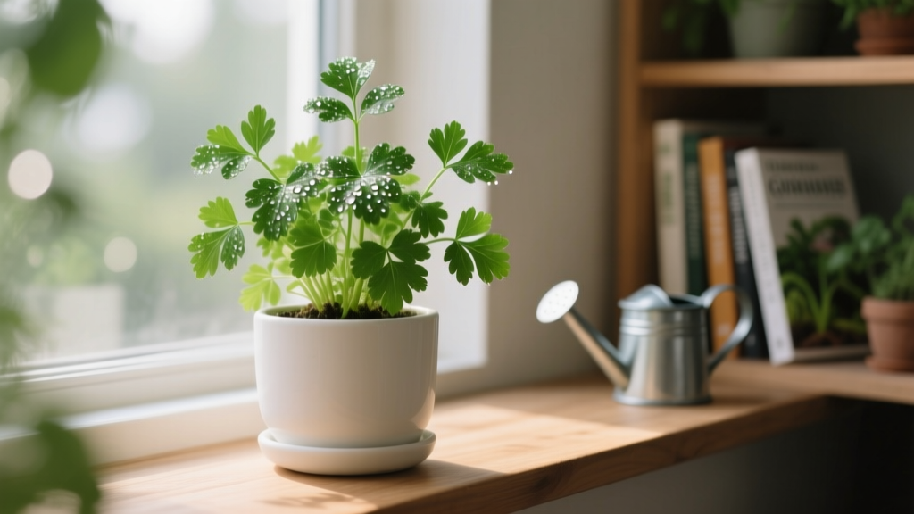 How to Water Parsley Plant Indoors for Beginners: The 5-Minute Mistake-Proof Routine That Prevents Yellow Leaves, Root Rot, and Wasted Seedlings (Backed by University Extension Research)