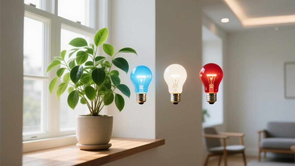 What Color Light Bulb Is Better for Indoor Plants in Bright Light? The Truth About Blue, Red, and White LEDs — And Why Your Sunny Windowsill Might Be Sabotaging Your Plants