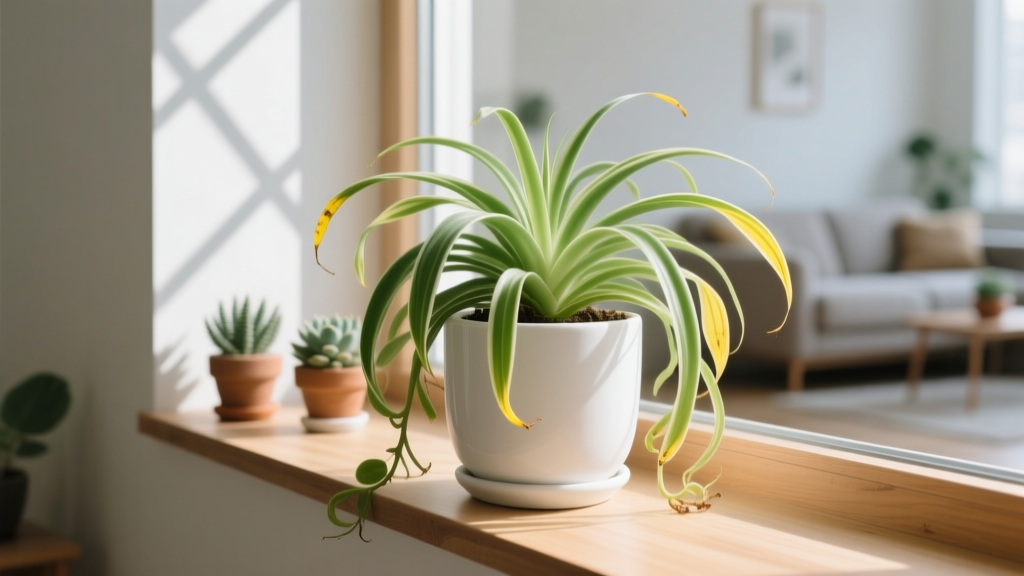 Why Your Spider Plant Isn’t Growing (and Exactly How Often to Water It Indoors): A Step-by-Step Root-Cause Fix for Stalled Growth, Yellow Tips, and Drooping Leaves