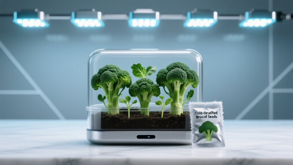 You Can’t Actually 'Plant Broccoli Indoors' Like Outdoor Gardens—Here’s the Truth: A Step-by-Step Guide to Growing Real Broccoli Indoors (Not Just Microgreens) Using LED Lights, Smart Containers, and Cold-Stratified Seeds That Actually Form Heads
