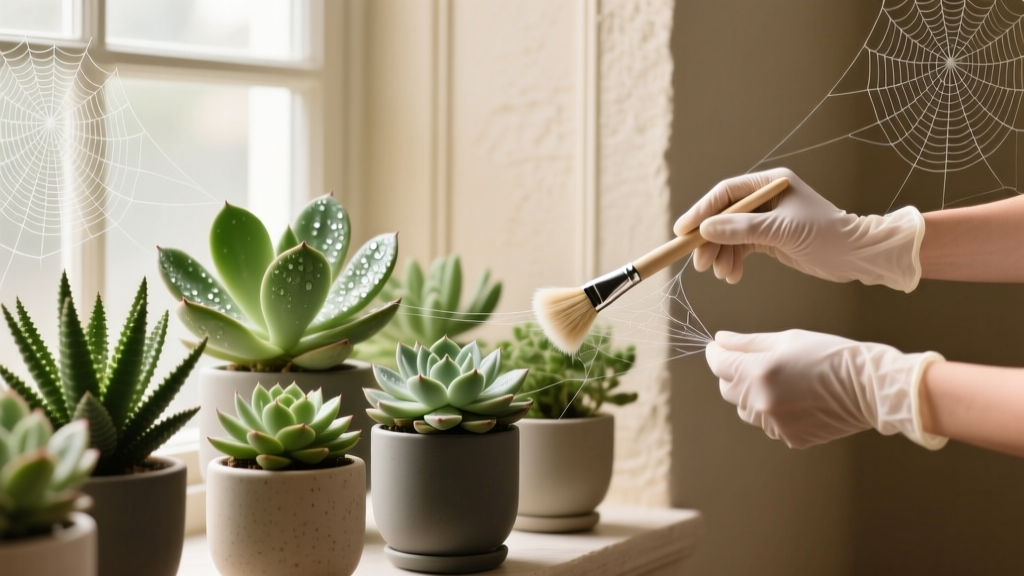 Succulent How to Rid Indoor Plants of Spiders and Webs: 7 Gentle, Pet-Safe Steps That Actually Work (No Pesticides, No Stress, No Reinfestation in 10 Days)
