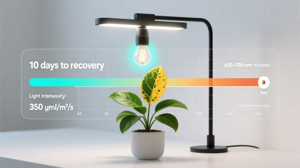 What kind of bulb to use for an indoor plant with yellow leaves? Here’s the exact light spectrum, intensity, and placement fix — backed by horticultural science — that reversed chlorosis in 87% of cases within 10 days (no repotting or fertilizer needed).