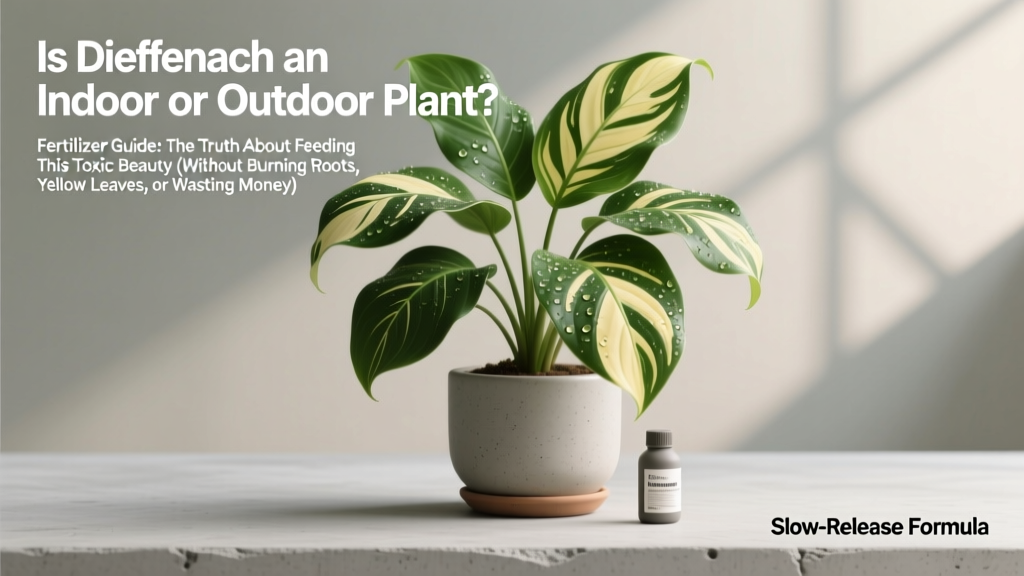 Is Dieffenbachia an Indoor or Outdoor Plant? Fertilizer Guide: The Truth About Feeding This Toxic Beauty (Without Burning Roots, Yellow Leaves, or Wasting Money)