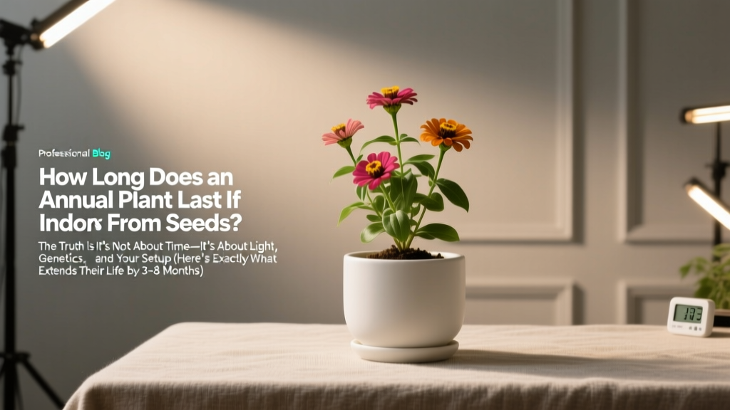 How Long Does an Annual Plant Last If Indoors From Seeds? The Truth Is It’s Not About Time—It’s About Light, Genetics, and Your Setup (Here’s Exactly What Extends Their Life by 3–8 Months)