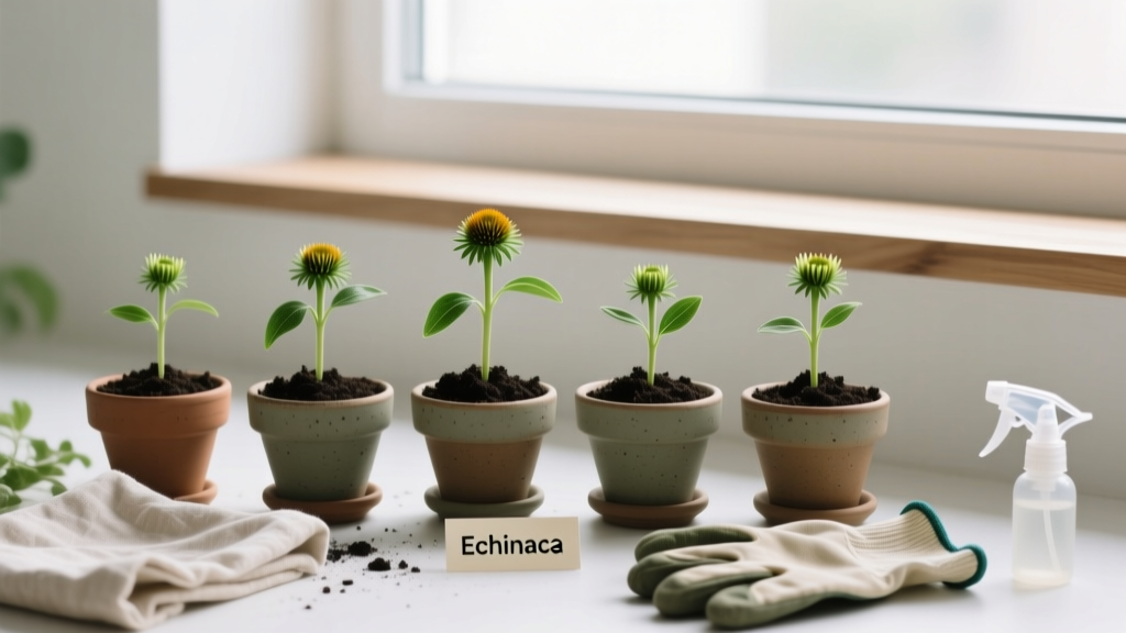 How to Plant Echinacea Seeds Indoors for Beginners: The 7-Step No-Fail Method That Beats Mold, Leggy Seedlings, and Wasted Time (Even If You’ve Killed Basil Twice)