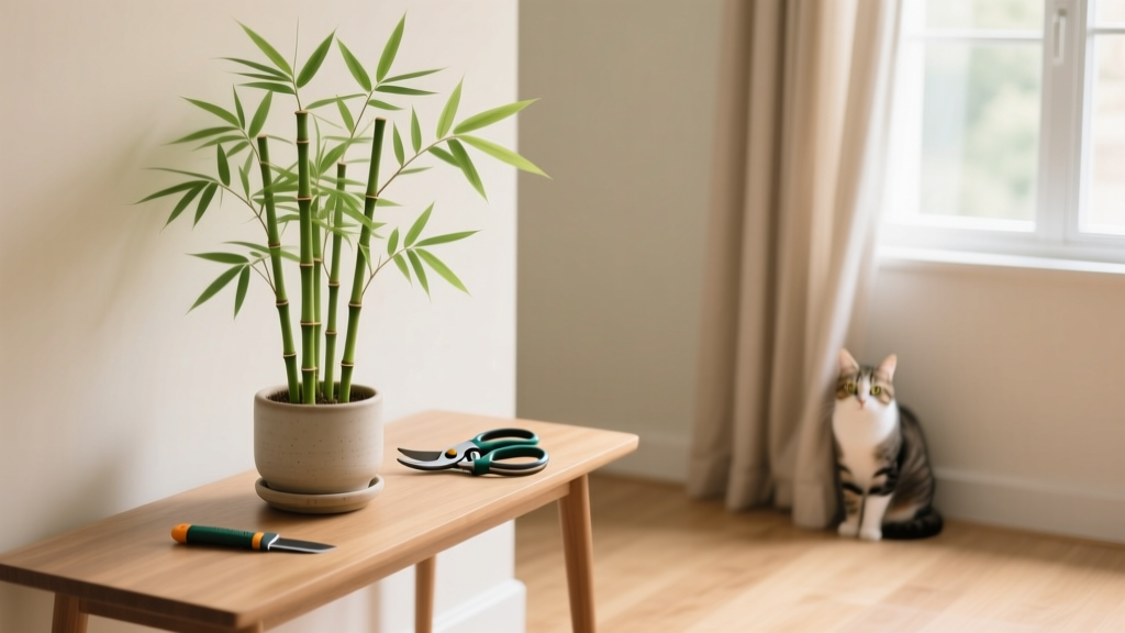 Is Your Indoor Bamboo Plant Toxic to Cats? Here’s Exactly How to Cut, Prune, and Maintain It Safely—Without Risking Your Feline’s Health (Step-by-Step Guide for Pet Owners)