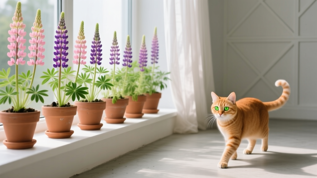 Lupins Indoors & Cats in the Same Home? Here’s Exactly How to Plant Lupin Seeds Safely—Without Risking Your Cat’s Life (Step-by-Step, Vet-Reviewed)