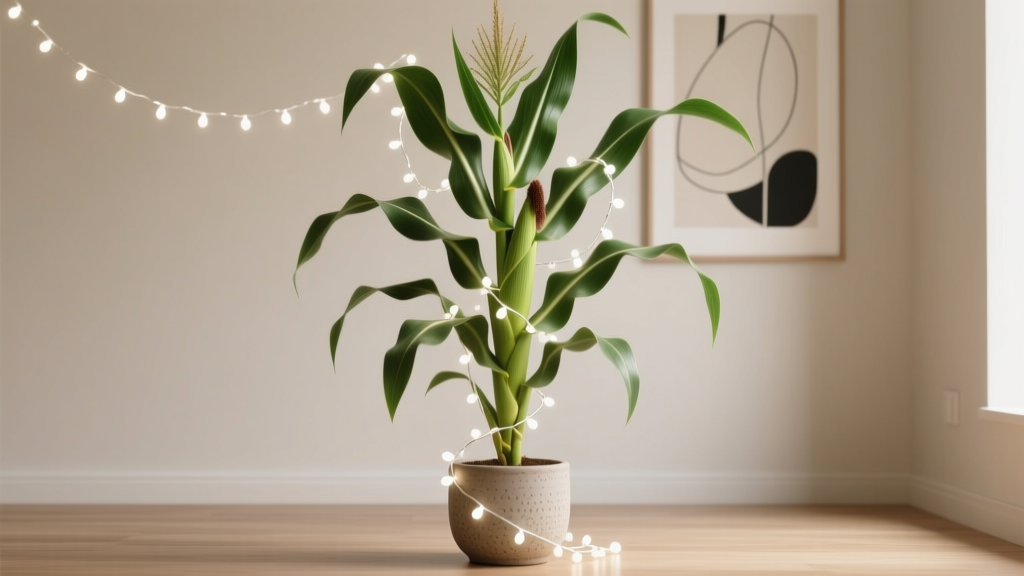 How to Put Christmas String Lights on Indoor Corn Plant + Fertilizer Guide: 7 Safe, Stress-Free Steps That Prevent Burn, Burnout, and Nutrient Shock (No More Yellow Leaves or Drooping Stems!)