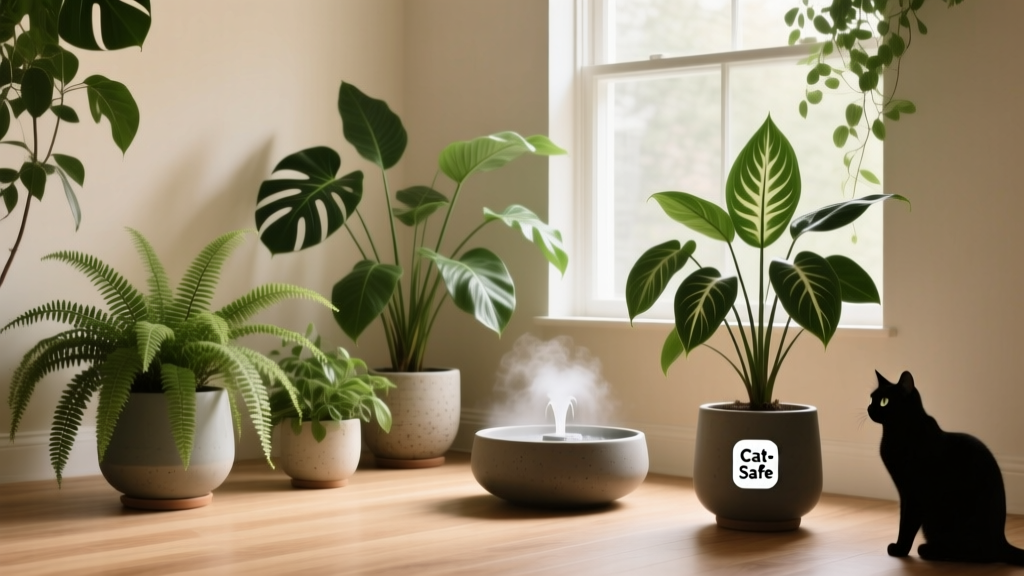 Toxic to Cats? Do Indoor Plants Need a Humidifier? The Truth About Humidity, Safety, and What Your Feline-Friendly Jungle *Really* Requires (Spoiler: Most Don’t — But 3 Absolutely Do)