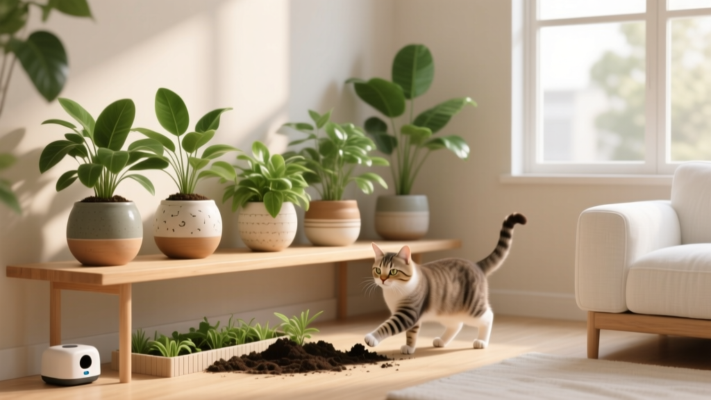 How to Stop Cats Digging Up Indoor Plants: 7 Vet-Approved, Plant-Safe Strategies That Actually Work (No Bitter Sprays, No Stress, Just Results)