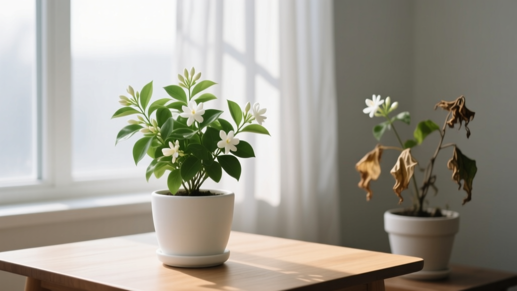 Can you keep jasmine plants indoors in low light? The truth no one tells you: most common jasmine varieties will survive—but won’t bloom, won’t thrive, and may slowly decline without at least 4 hours of bright, indirect light daily.