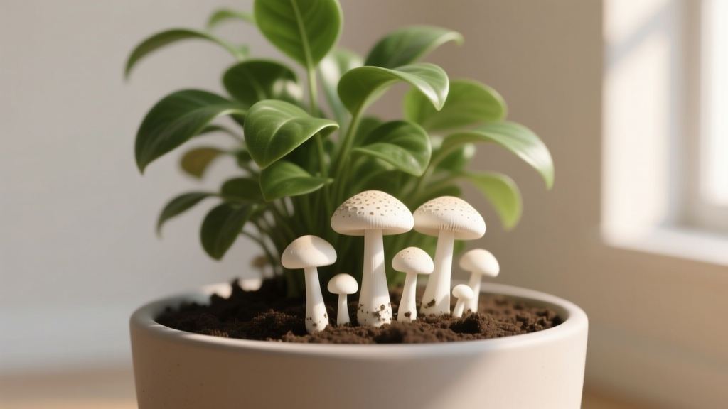 Why Are There Mushrooms Growing in My Indoor Plants? (It’s Not Toxic — But Here’s Exactly What It Means for Your Soil Health, Plant Growth, and When to Worry)