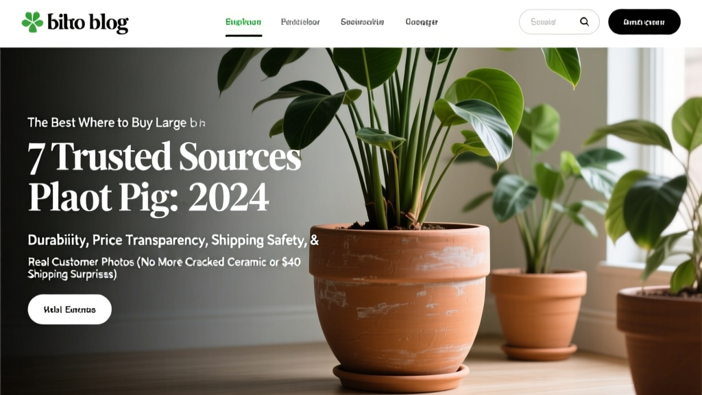 Best Large Indoor Plant Pots: Where to Buy (2026)
