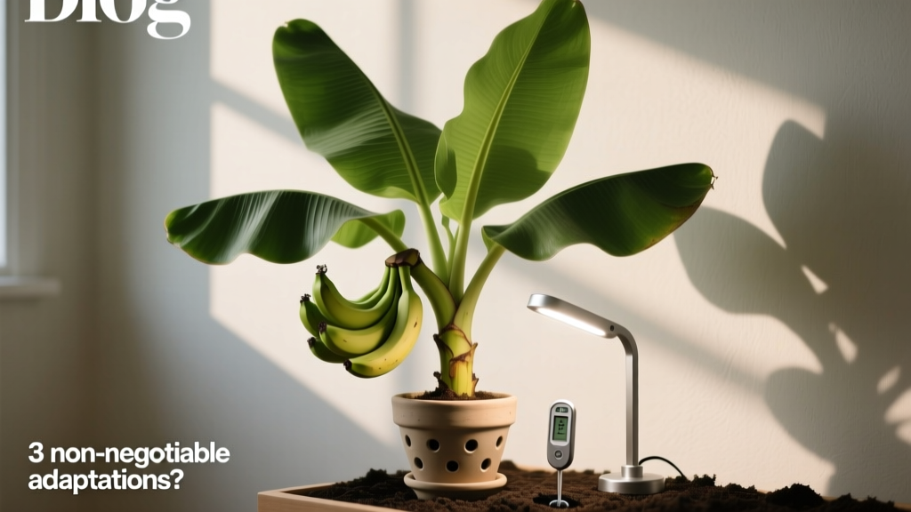 Can you grow a banana plant indoors in low light? The truth no one tells you: it’s possible—but only with these 3 non-negotiable adaptations (and why 92% of attempts fail without them)