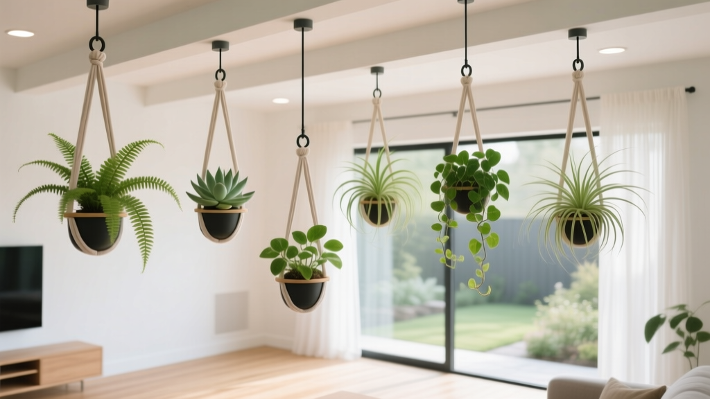 7 Foolproof Ways to Hang Small Indoor Plants from the Ceiling—Without Drilling, Damaging Drywall, or Killing Your Ferns (Step-by-Step for Beginners & Renters)