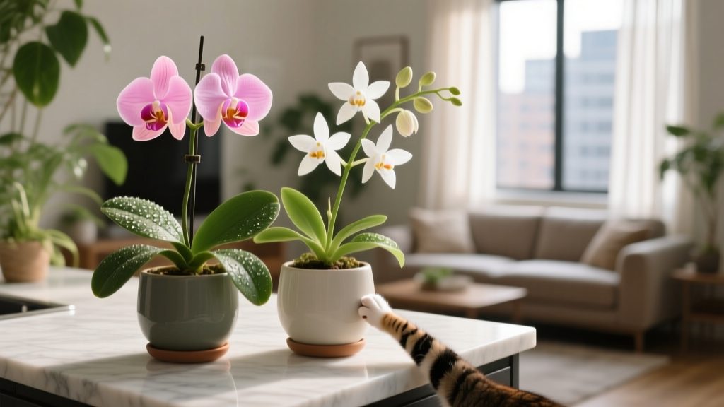Can Orchids Be Indoor Plants That Are Truly Pet Friendly? The Truth About Toxicity, Safe Species, and How to Keep Cats & Dogs Safe Without Sacrificing Beauty