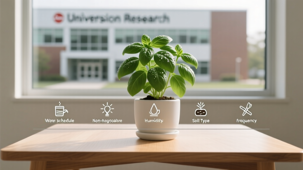 Yes, Your Basil Plant *Can* Survive Indoors — But 92% Fail Within 3 Weeks Because They Miss These 5 Non-Negotiable Care Levers (Backed by University Extension Research)