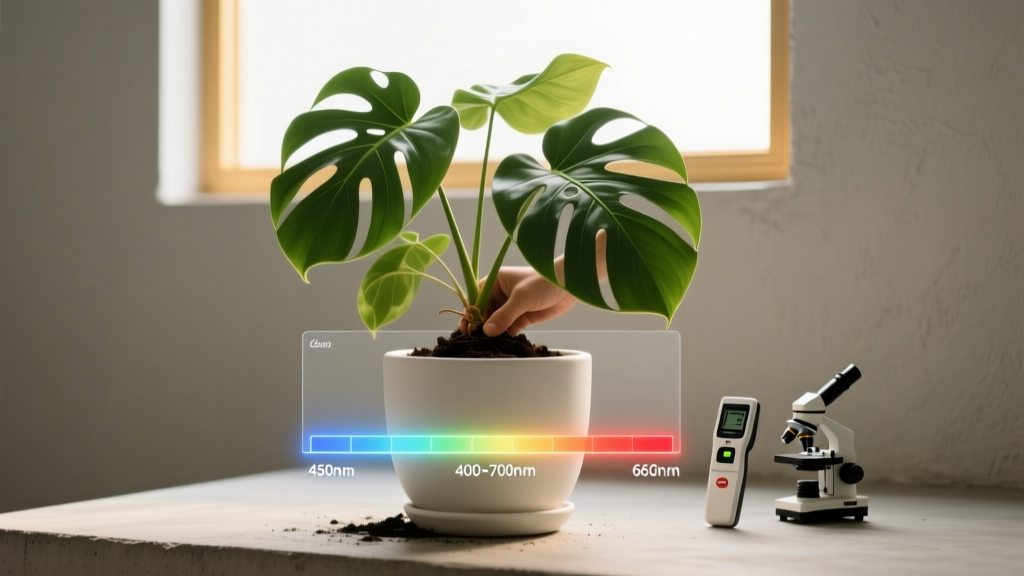 What Light for Indoor Plants Repotting Guide: The Exact Light Spectrum, Intensity & Timing You Need to Prevent Shock — Not Just 'Bright Indirect Light' (Here’s the Science-Backed Fix)