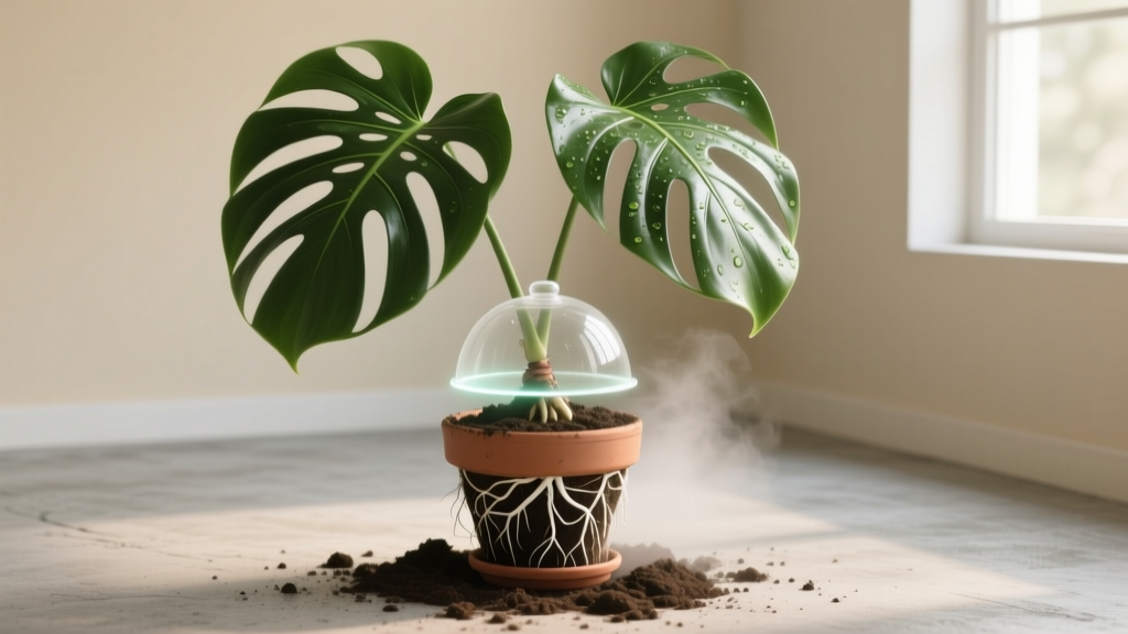 The Humidity-Repotting Paradox: Why Your Tropical Plants Die *After* Repotting (and Exactly How to Fix It with a 7-Step Humidity-Aware Repotting Guide)