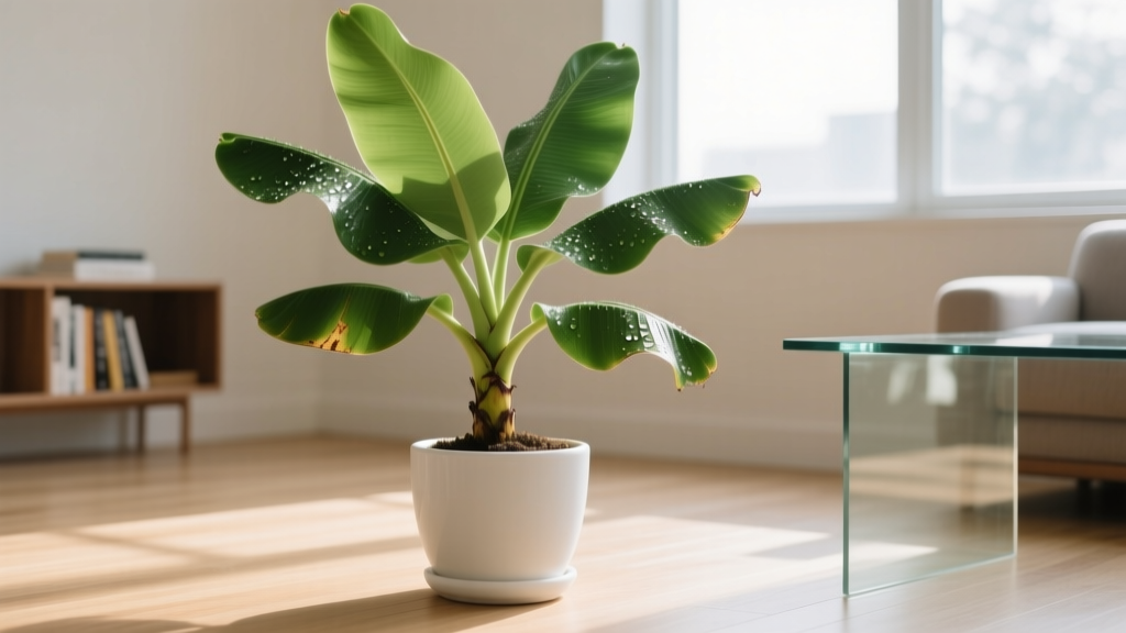 Low Maintenance How to Grow a Dwarf Banana Plant Indoors: 7 Realistic Steps That Actually Work (No Greenhouse, No Daily Watering, No Frustration)