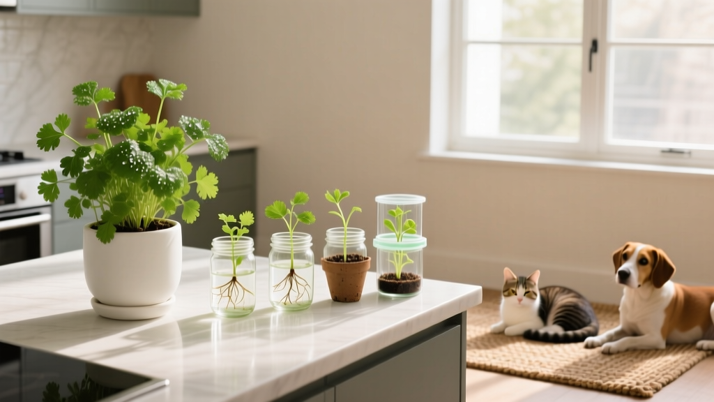 Pet Friendly How to Propagate Cilantro Plant: 5 Foolproof Methods That Keep Dogs & Cats Safe (No Toxic Roots, No Pesticides, Just Fresh Herbs All Year)