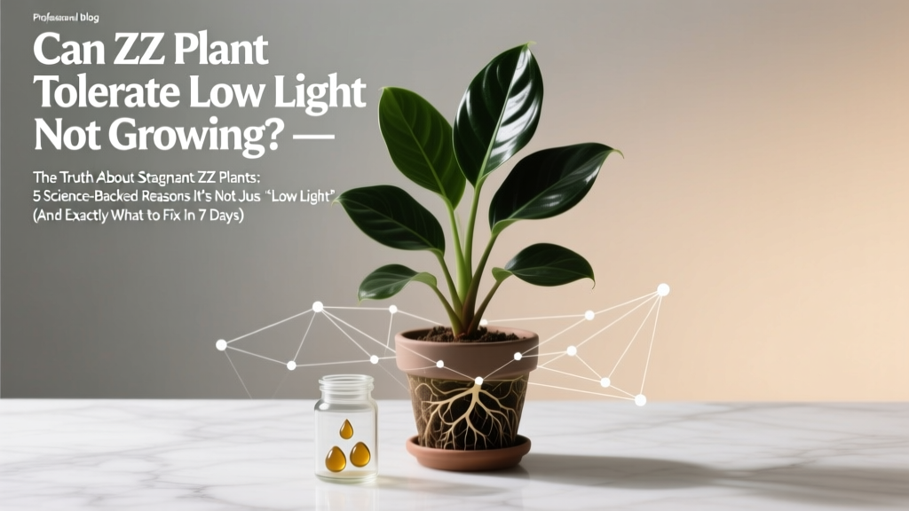 ‘Can ZZ plant tolerate low light not growing?’ — The Truth About Stagnant ZZ Plants: 5 Science-Backed Reasons It’s Not Just ‘Low Light’ (And Exactly What to Fix in 7 Days)
