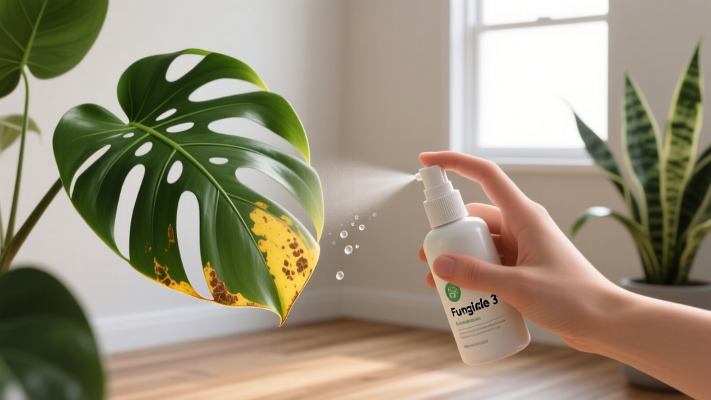 How to Use Fungicide 3 Spray on Indoor Plants with Yellow Leaves: A 7-Step, Pet-Safe Protocol That Stops Fungal Decline Before It Kills Your Monstera, Pothos, or ZZ Plant — Backed by University Extension Research