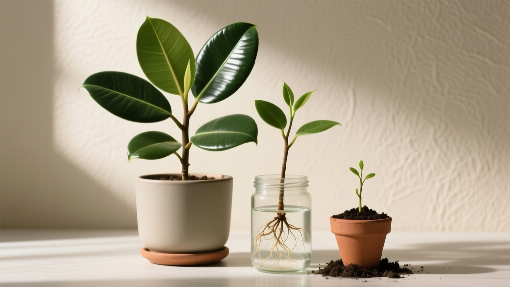 Stop Calling It a Succulent! How to Propagate Rubber Plant Correctly (5 Foolproof Methods That Actually Work — No Root Rot, No Wasted Stems, Just Thriving New Plants)