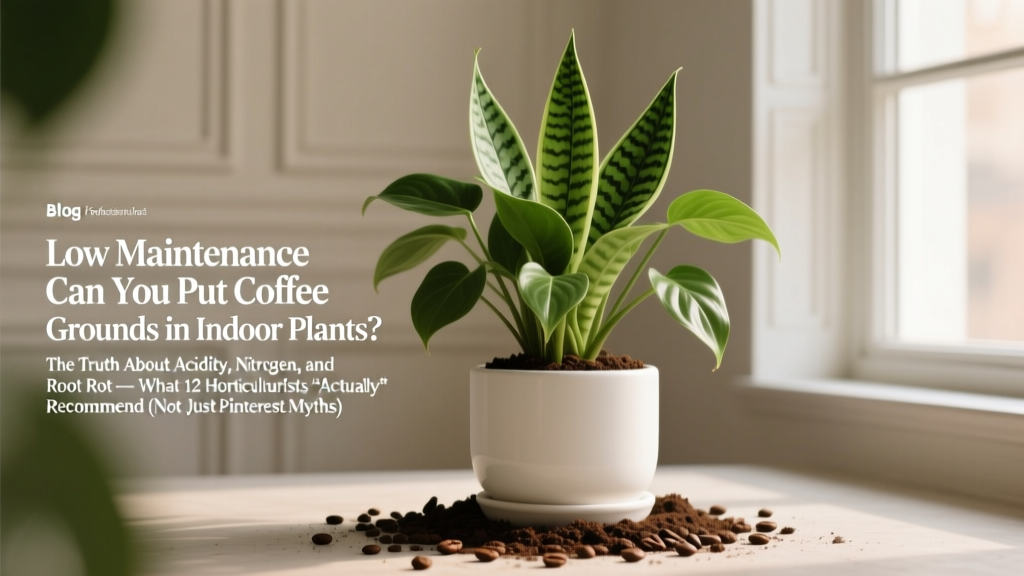Low Maintenance Can You Put Coffee Grounds in Indoor Plants? The Truth About Acidity, Nitrogen, and Root Rot — What 12 Horticulturists *Actually* Recommend (Not Just Pinterest Myths)