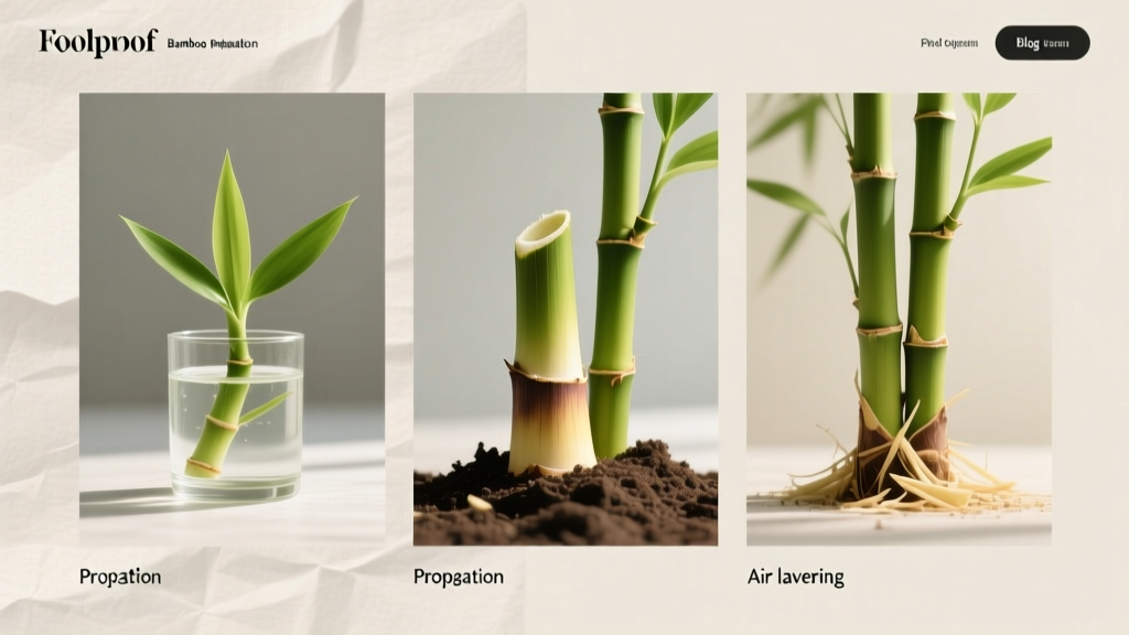 Low Maintenance Bamboo Propagation: The 3 Foolproof Methods That Take Under 5 Minutes Each (No Special Tools, No Rooting Hormone, No Guesswork)