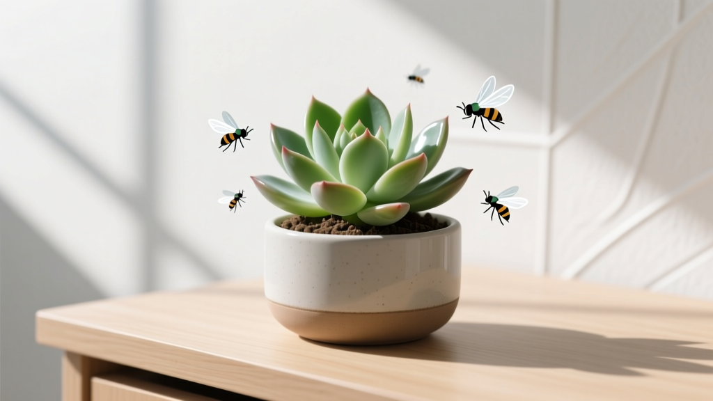 Succulent How to Eliminate Indoor Plant Flies: 7 Science-Backed Steps That Actually Work (No More Sticky Traps or Guesswork!)
