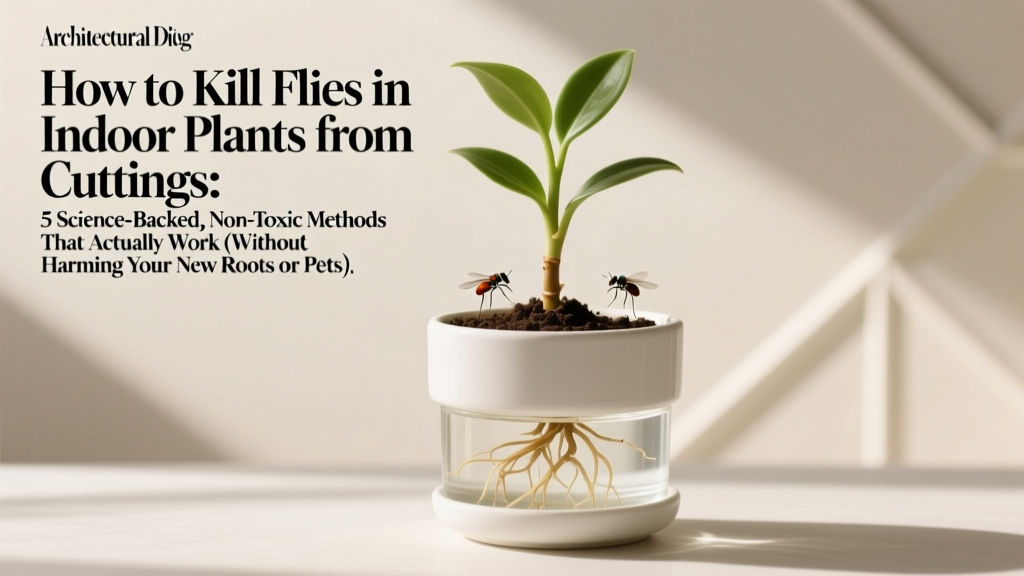 How to Kill Flies in Indoor Plants from Cuttings: 5 Science-Backed, Non-Toxic Methods That Actually Work (Without Harming Your New Roots or Pets)