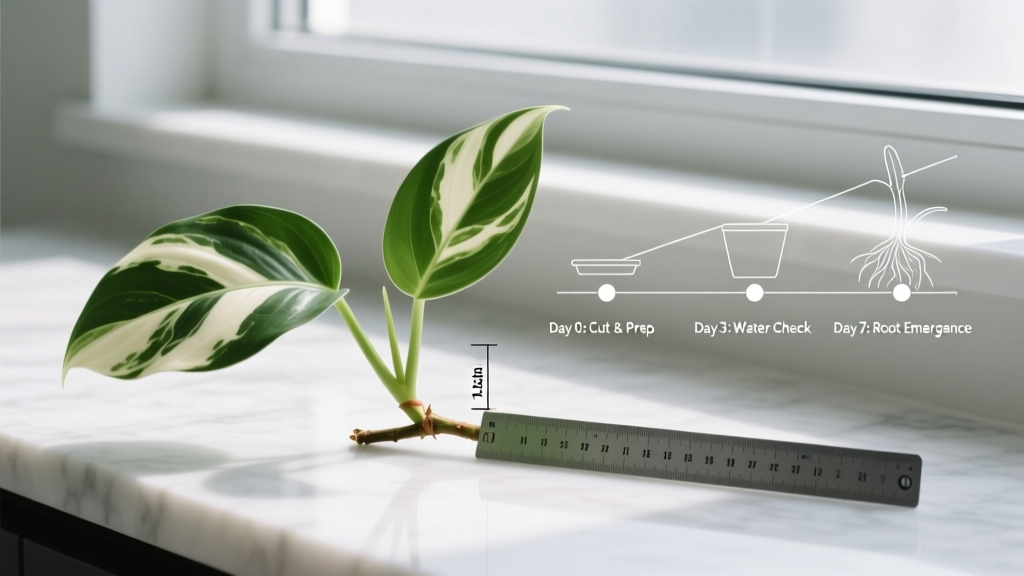 Where Do I Cut My Plant to Propagate + Watering Schedule: The Exact Node, Stem Length, and Days-After-Cut Hydration Plan That 92% of Beginners Get Wrong (and How to Fix It in 3 Steps)