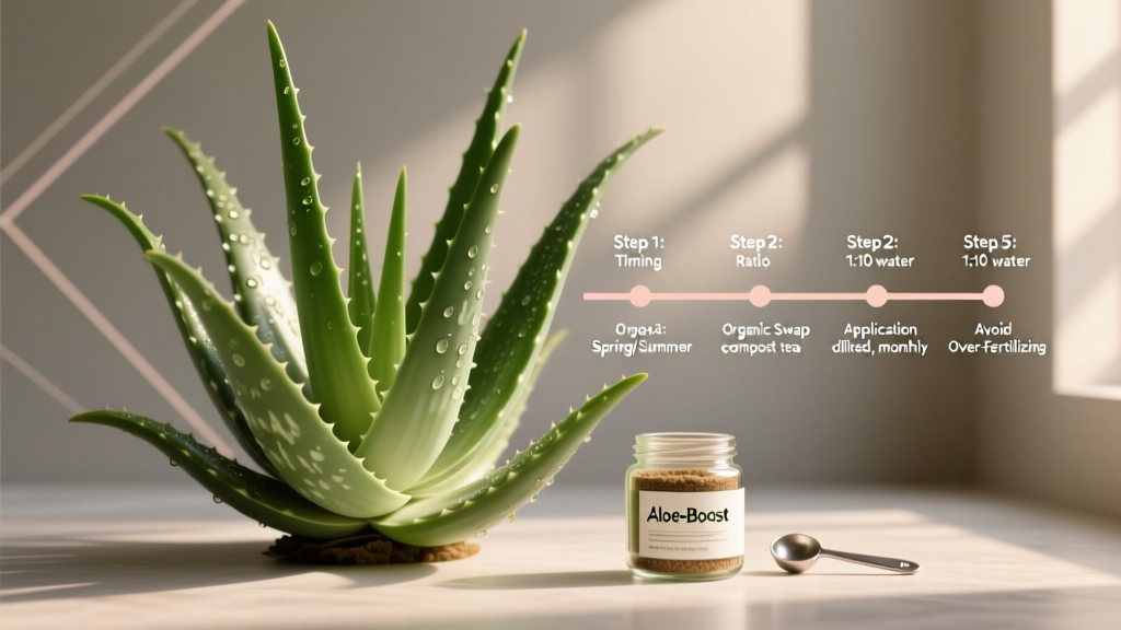 The Indoor Aloe Fertilizer Guide No One Tells You: Skip the Burn, Boost Growth & Avoid Root Rot — 5 Exact Steps (With Timing, Ratios & Organic Swaps)