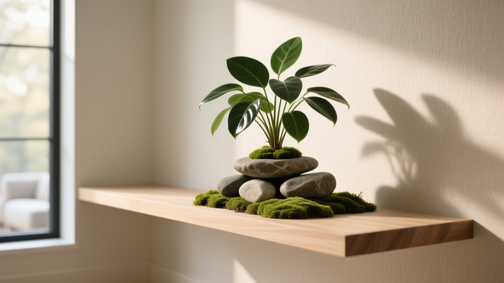 Stop Wasting Time on Fussy Plant Decor—Here’s the 3-Minute, Zero-Soil-Exposure Way to Spruce Up Indoor Plants with Rocks or Moss (Easy Care That Actually Boosts Health & Style)