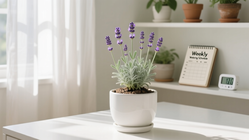 Can You Plant Lavender Indoors Watering Schedule? The Truth: Overwatering Kills 83% of Indoor Lavender Plants — Here’s the Exact Weekly Routine That Works (Even in Low-Light Apartments)