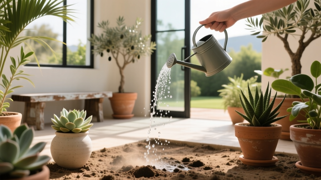 Stop Drowning or Dehydrating Your Plants: The Exact Outdoor-Inspired Watering Schedule for Indoor Plants (Based on Light, Pot, Soil & Season — Not Guesswork)