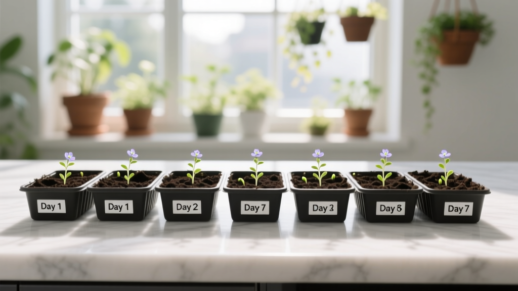 How to Plant Verbena Seeds Indoors & Nail the Watering Schedule: The 7-Day Germination Tracker That Prevents Drowning, Mold, and Seed Failure (Even for First-Time Growers)