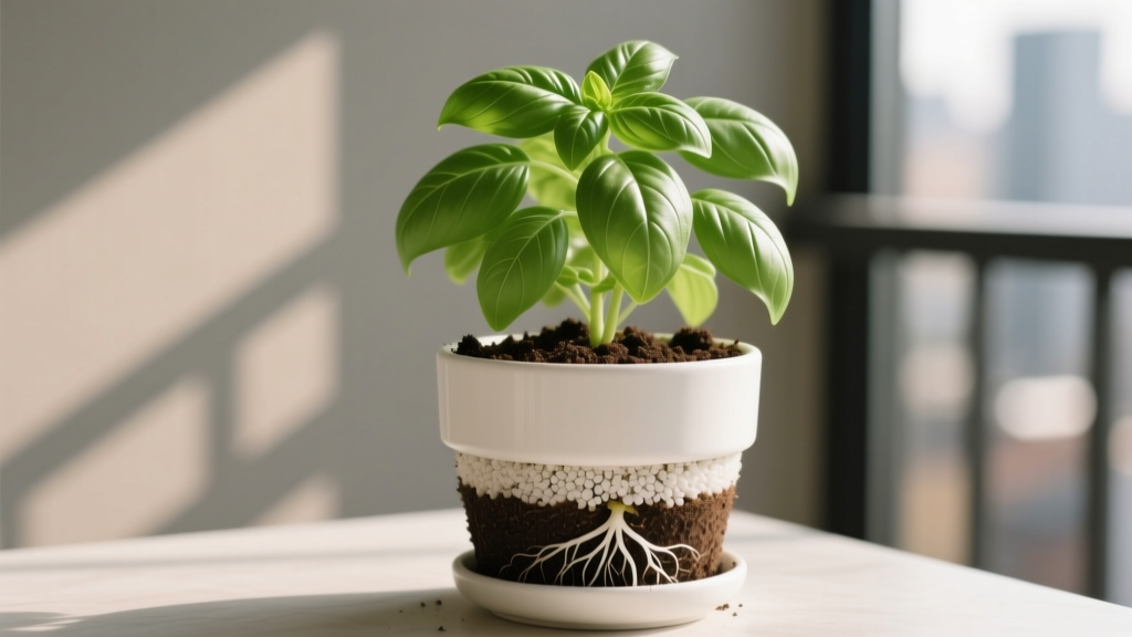 The Exact Soil Mix That Prevents Root Rot & Boosts Flavor in Indoor Sweet Basil (No More Yellow Leaves or Stunted Growth—Just 3 Ingredients You Already Own)